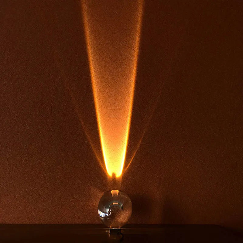 Crystal LED Table Lamp "Eye of the Sky"
