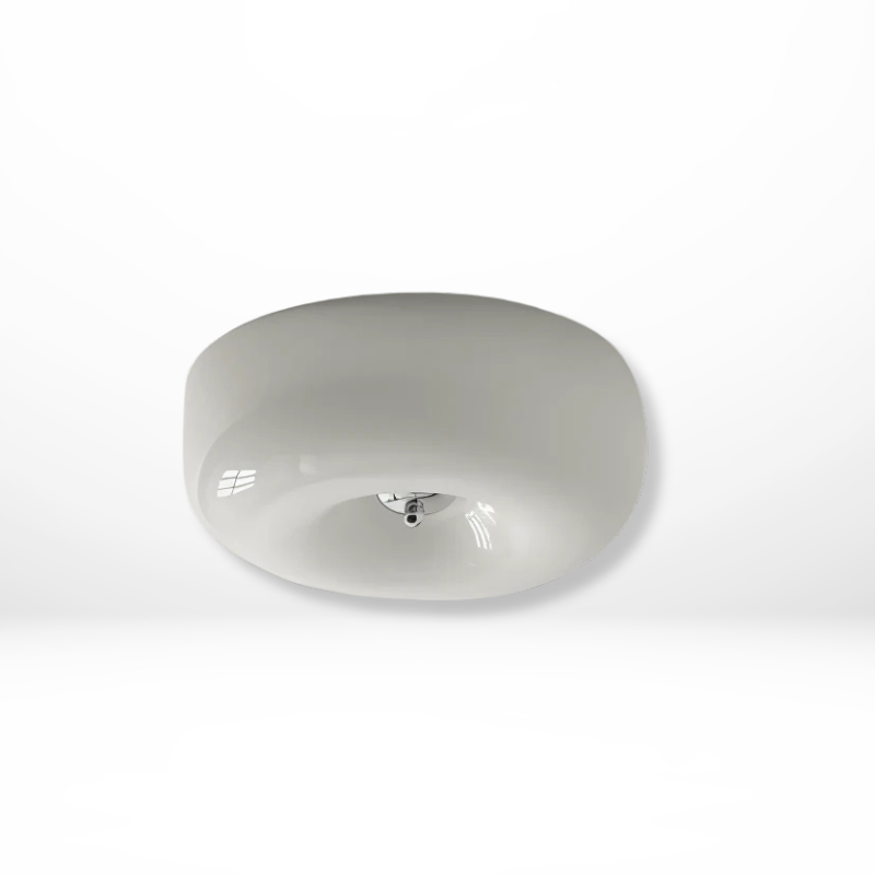 Scandinavian Cream Glass Pendant Lamp
