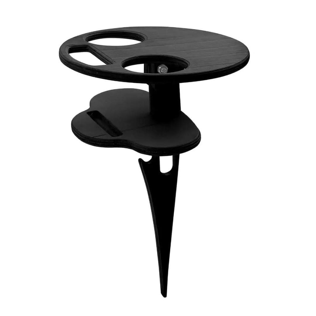 Portable Double-Layer Wine Table