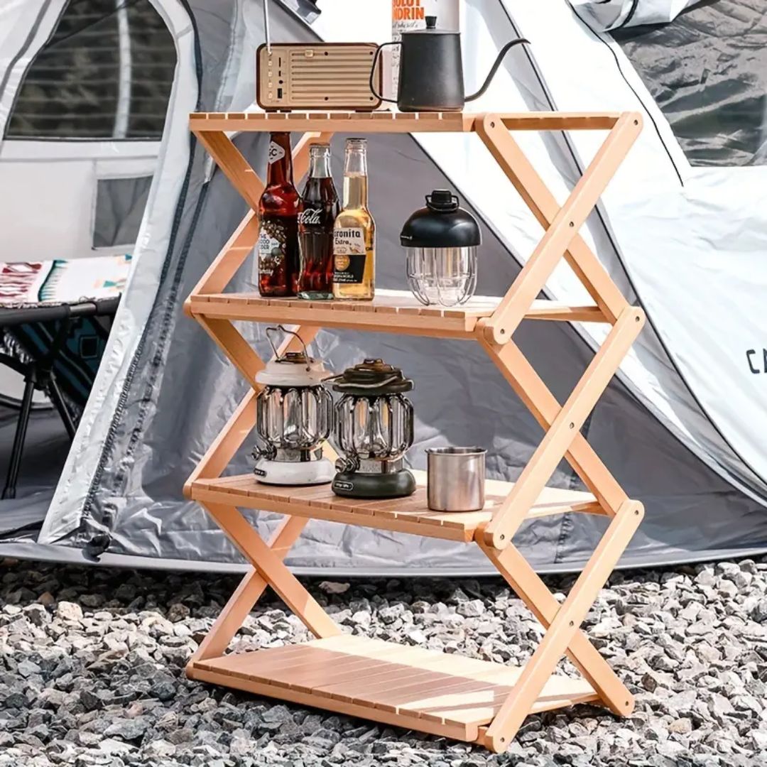 Collapsible Wooden Rack