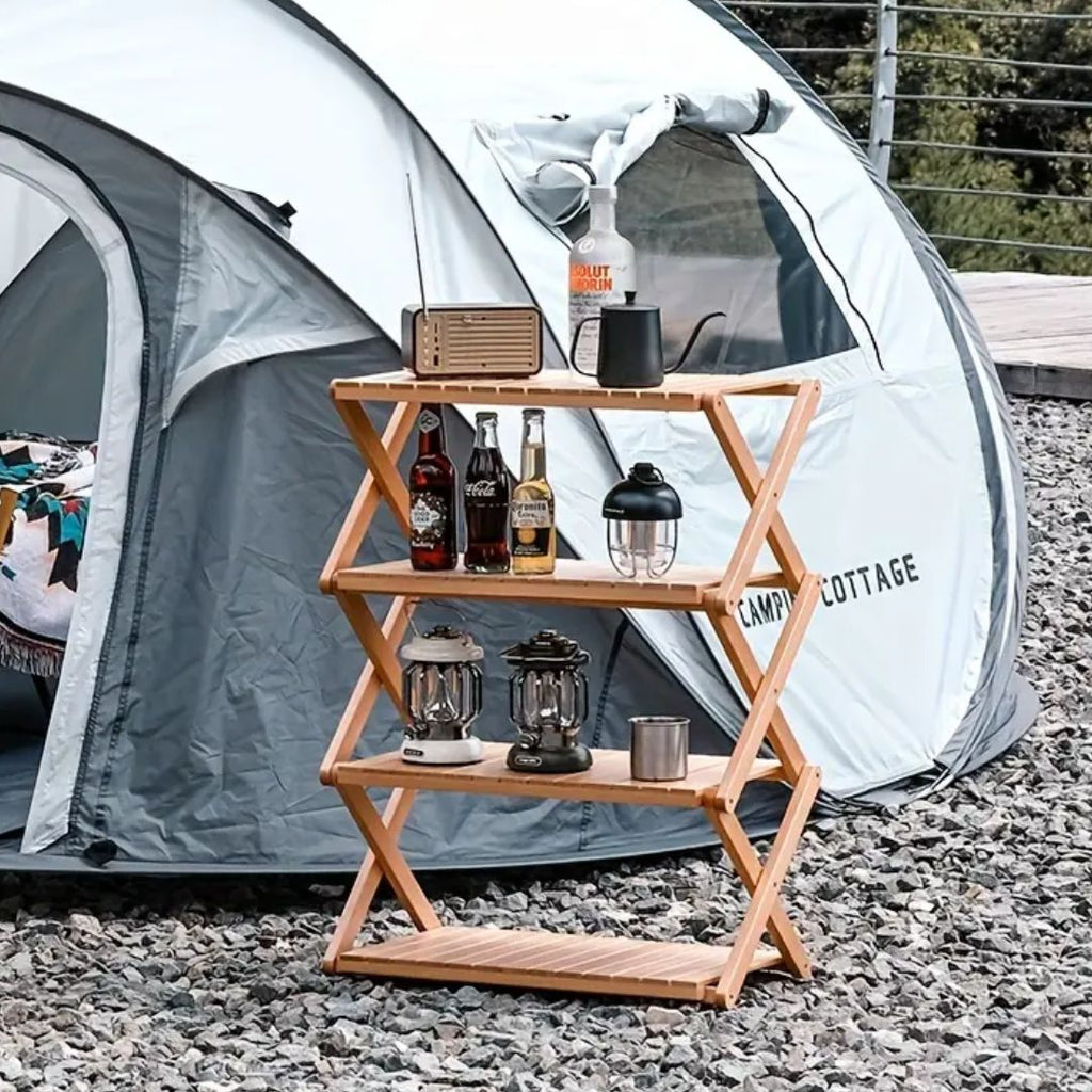 Collapsible Wooden Rack