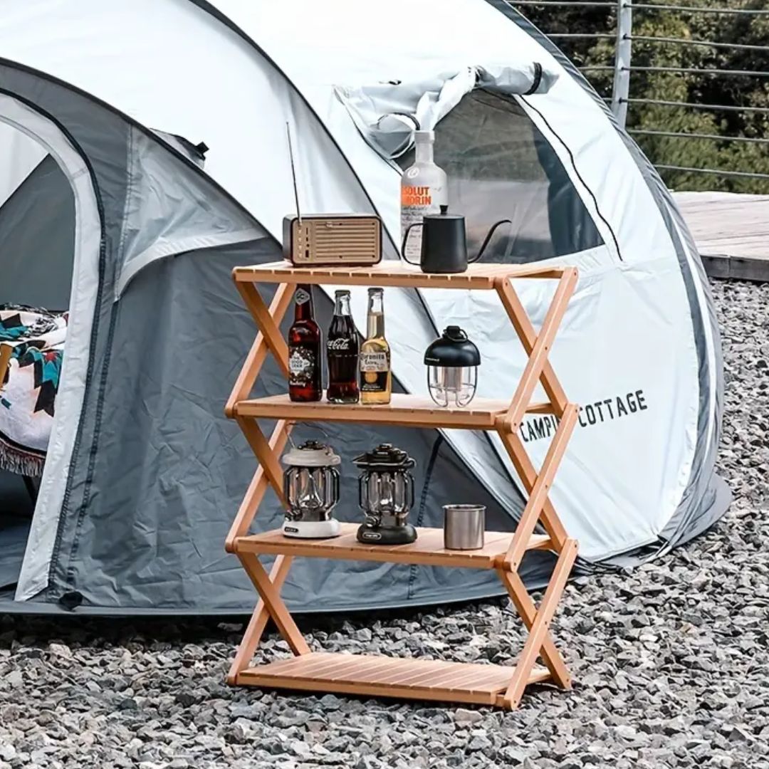 Collapsible Wooden Rack