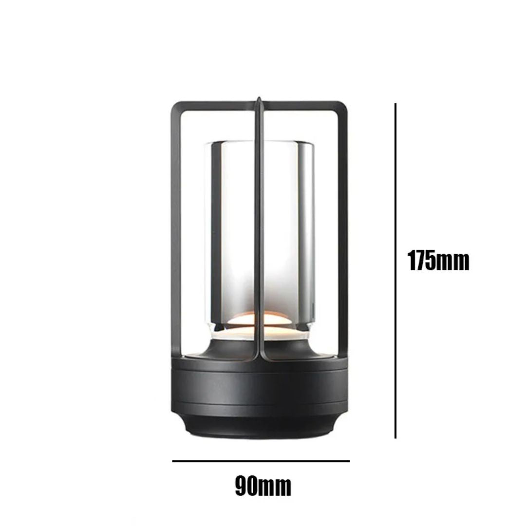 Clary LED kabellose Retro-Metall-Bar-Schreibtischlampe