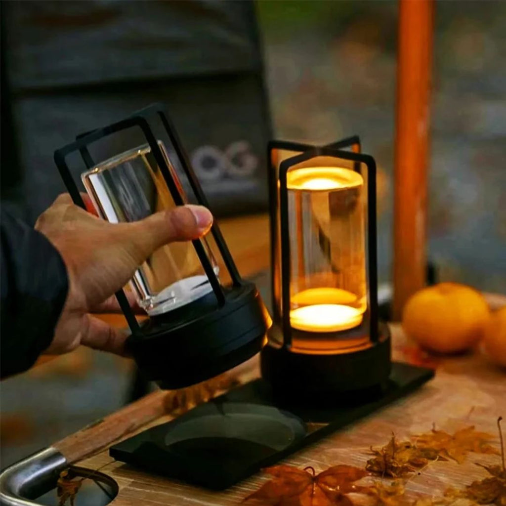 Clary LED kabellose Retro-Metall-Bar-Schreibtischlampe