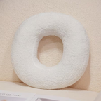 White Letter Decorative Pillow