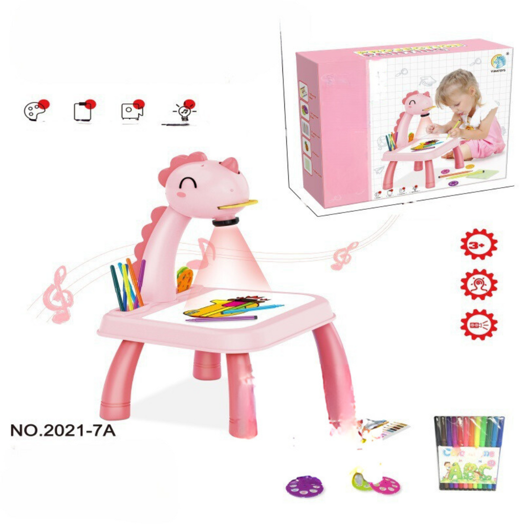 Creative Drawing Desk with Projector