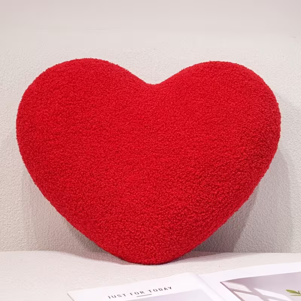 White Letter Decorative Pillow
