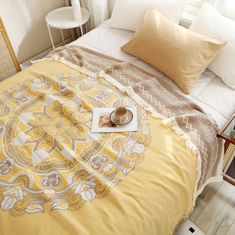 Wander Cotton Boho Mandala Blanket