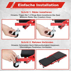 Montage-Rollbrett und Werkstatthocker