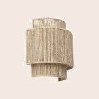 Moderne Rattan-Wandleuchte