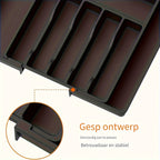 Ausziehbarer Besteckkasten 33–57 cm
