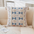 Boho Geometric Tufted Cushion Cover