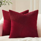 NordLiv Boho Style Velvet Pillowcase Set
