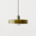 Bunte Pendelleuchte im Bauhaus-Stil - StiloGlas