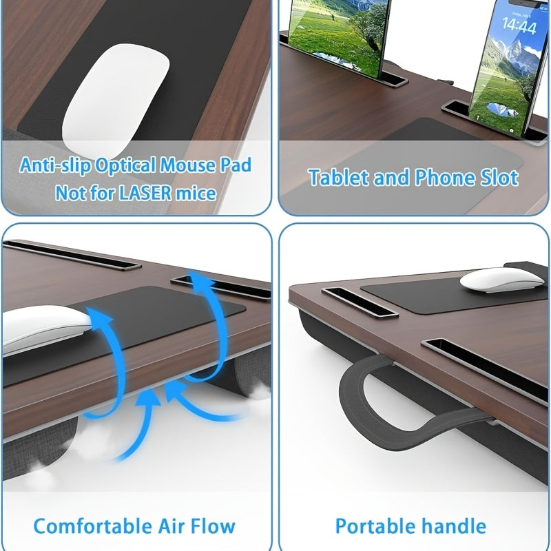 Ergonomischer Laptopständer mit Handgelenkstütze
