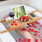 Aurevo Bamboo Bath Caddy