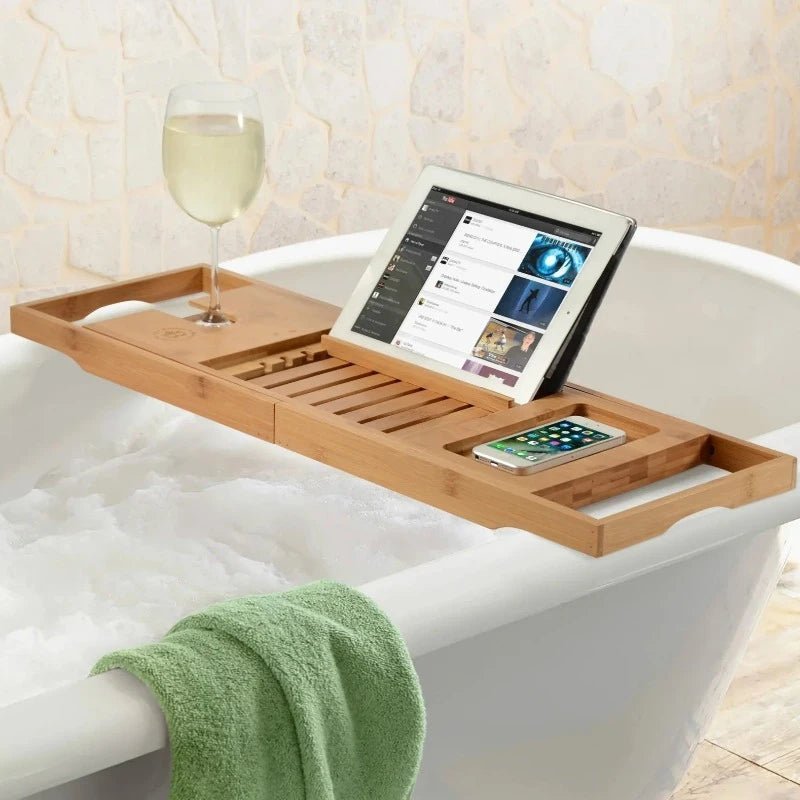 Aurevo Bamboo Bath Caddy