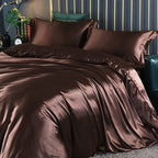 Elegant Satin Silk Bedding Set