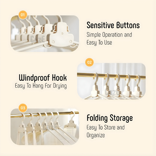 SnapGuard Shirt Hanger