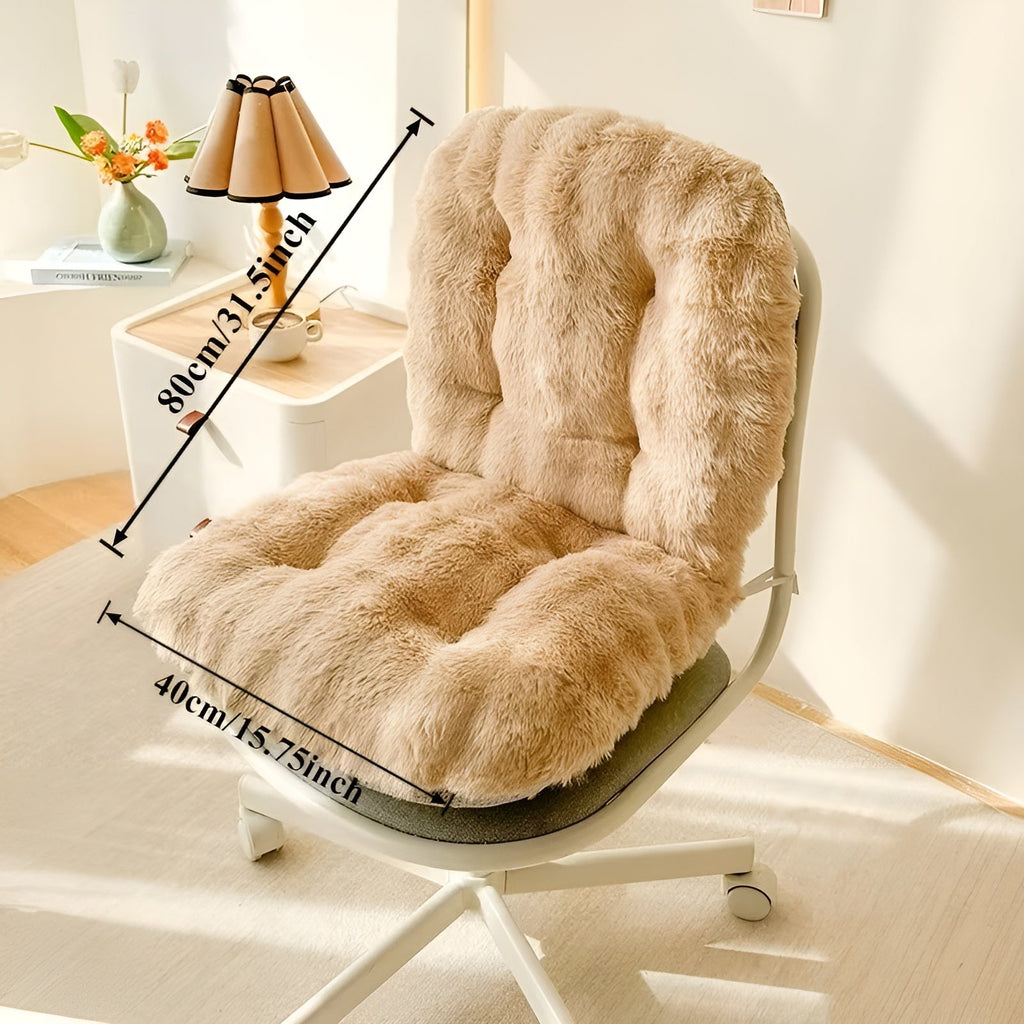 Soft seat cushion made of faux fur – Extra thick & cuddly
