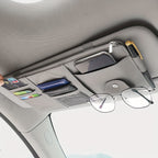 PU Leather Car Sun Visor Organizer