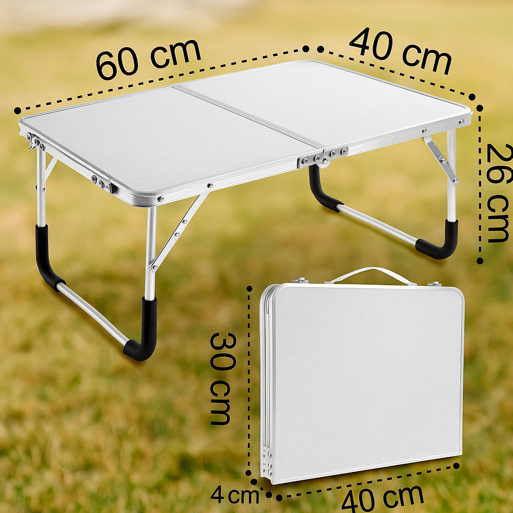Klappbarer, leichter Campingtisch aus Aluminium