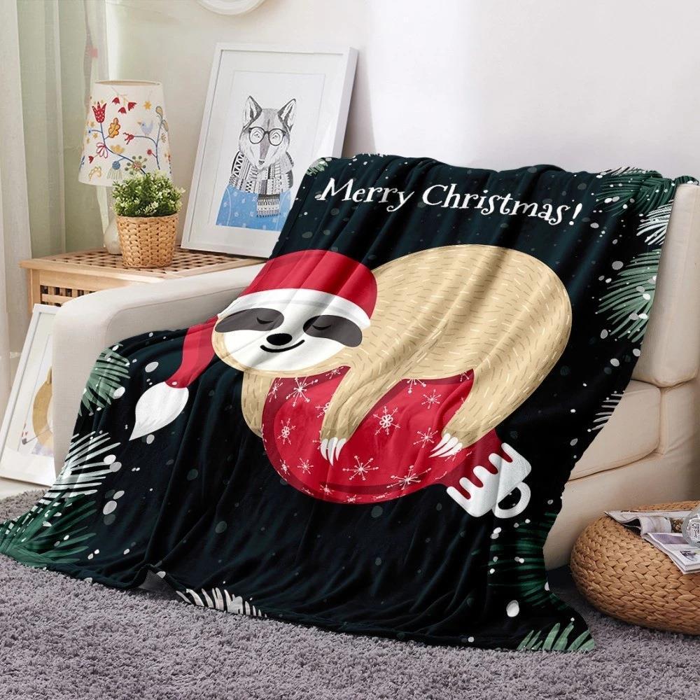 Christmas Printing Flannel Blanket