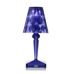 Schicke Tischlampe mit Kristalldesign
