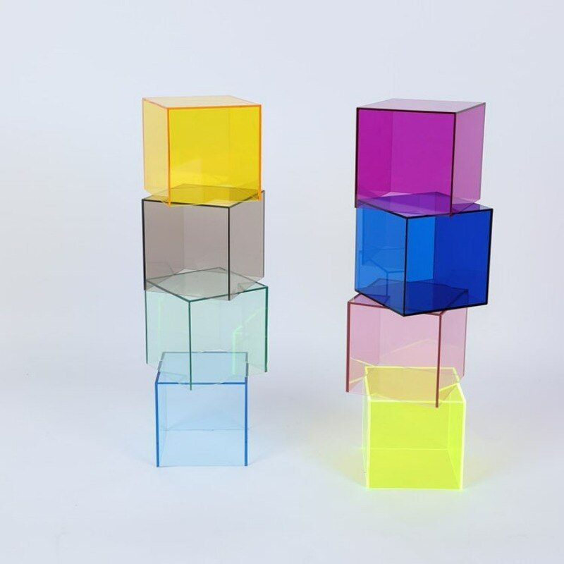 Bunte Acryl-Aufbewahrungsbox