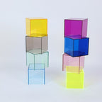 Bunte Acryl-Aufbewahrungsbox