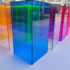 Bunte Acryl-Aufbewahrungsbox