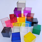 Bunte Acryl-Aufbewahrungsbox