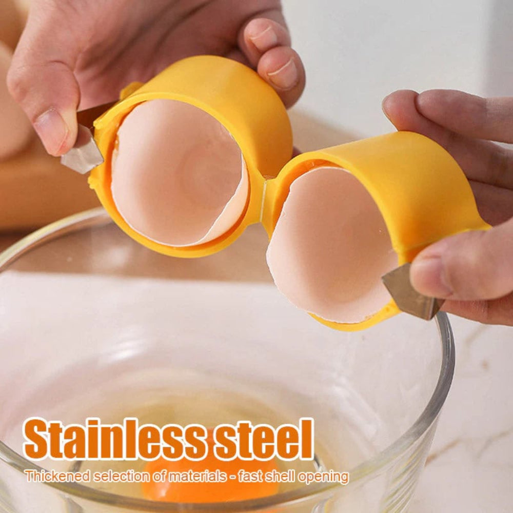 Stainless Steel Egg Cracker Tool