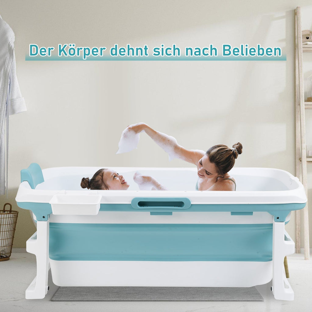Faltbare Badewanne mit Abdeckung