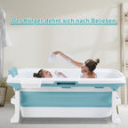 Faltbare Badewanne mit Abdeckung