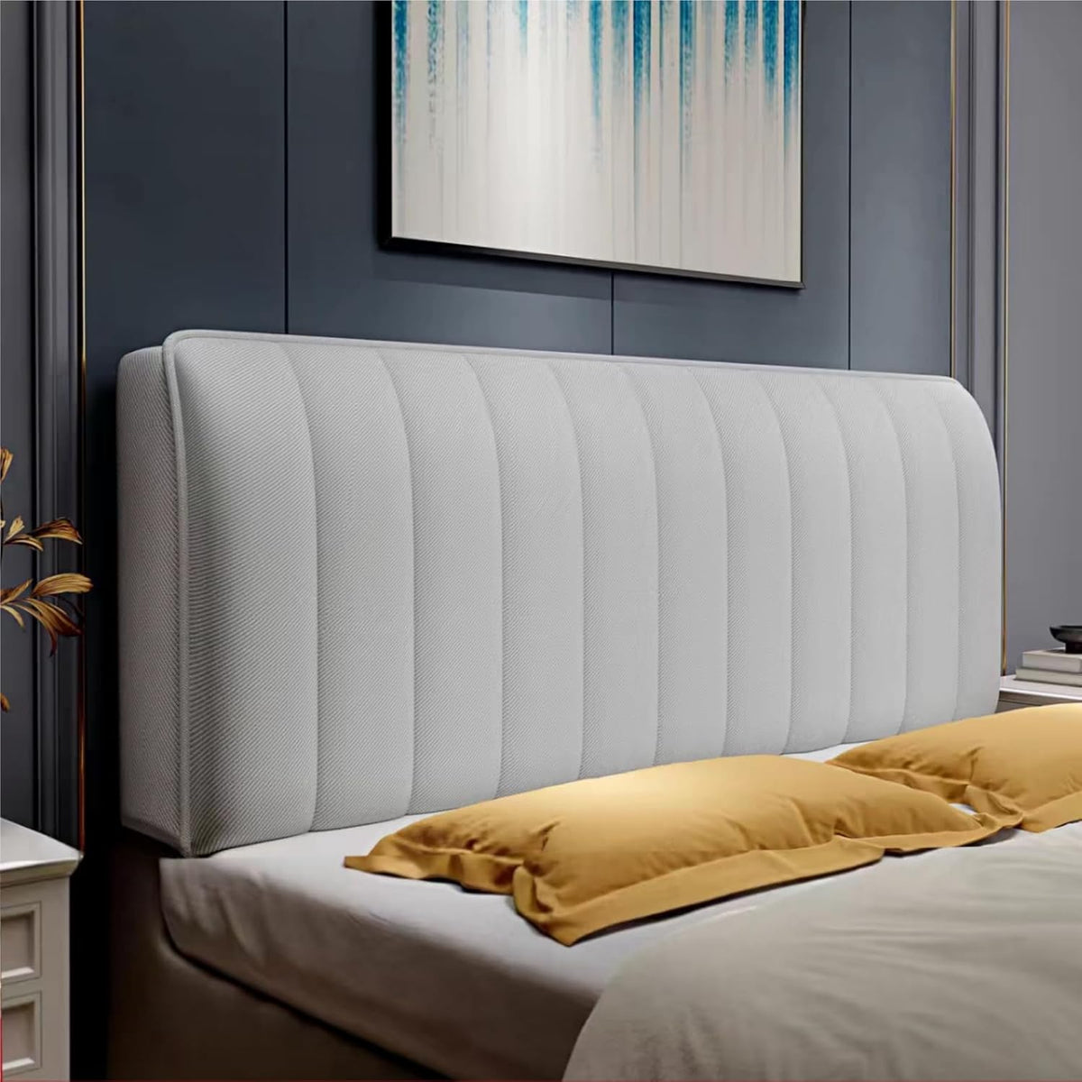 Velvety Soft Headboard Cover