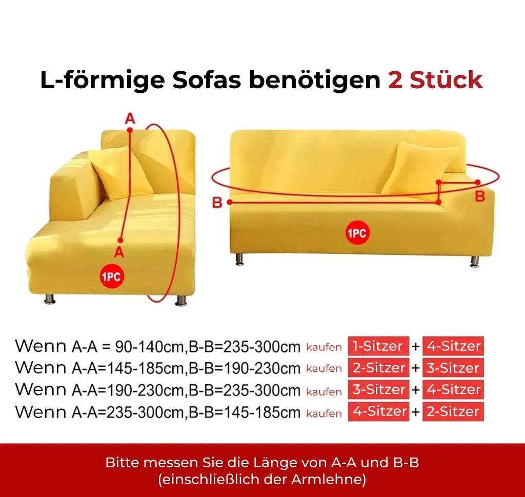 SofaGuard™ | Elastischer Samt-Sofabezug