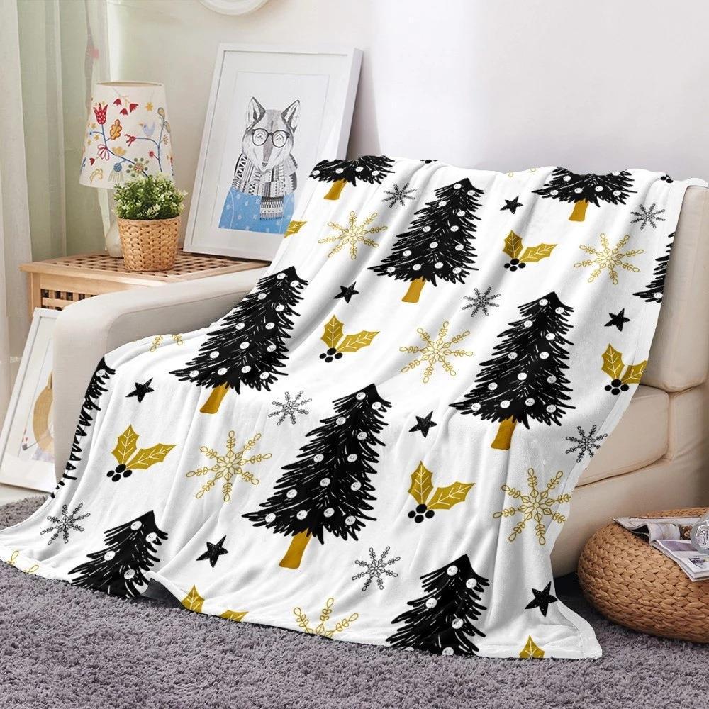 Christmas Printing Flannel Blanket
