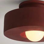 Minimalistische LED-Deckenleuchte aus Kunstharz, 11,8 Zoll