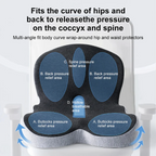Memory Foam Lumbar Seat Cushion