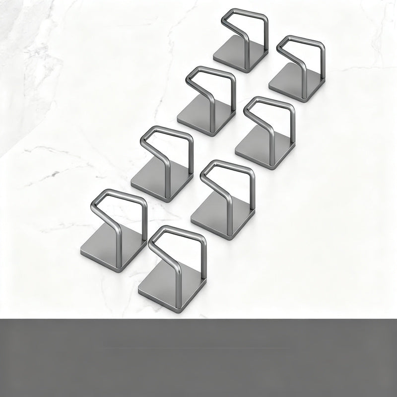 Stainless Steel Under-Cabinet Hooks