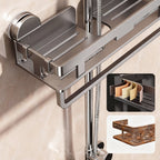 Shower Shelf with Suction Cup or Wall Mounting