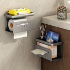 Wall-mounted paper towel holder made of aluminum