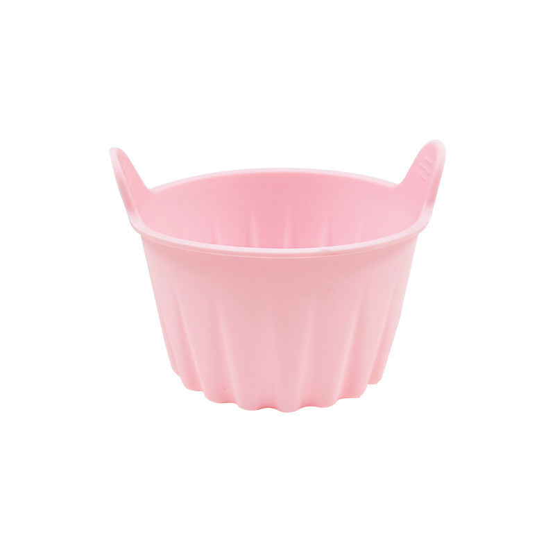 Round silicone egg cups, 9×9×7 cm