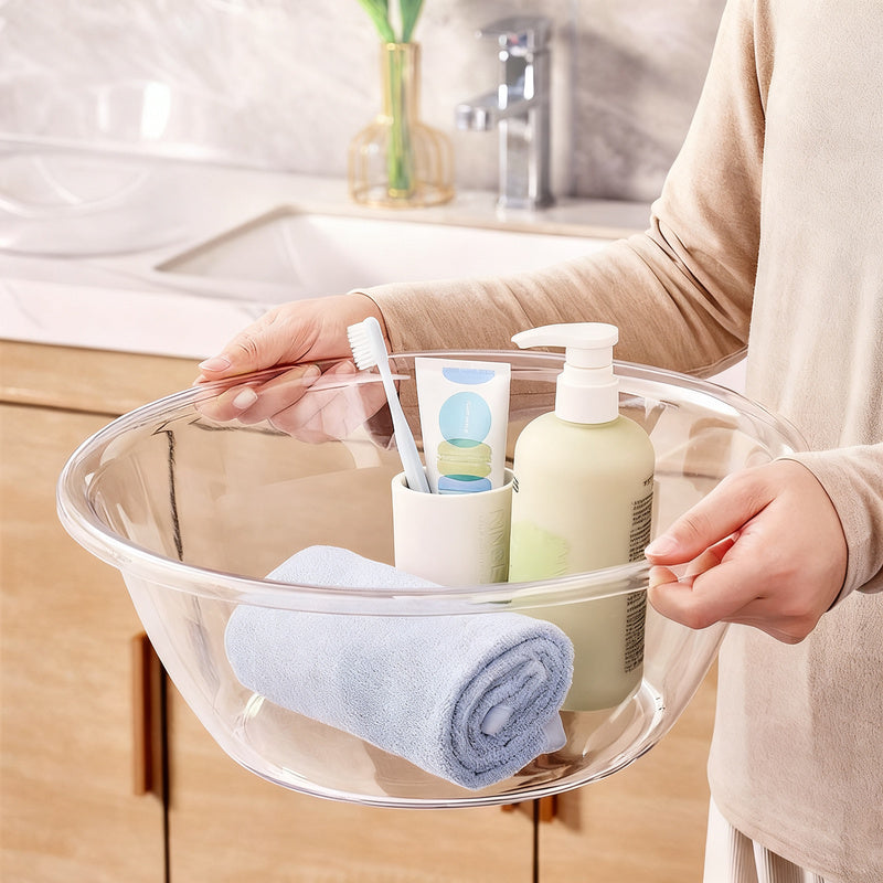 Transparent Robust Plastic Basin