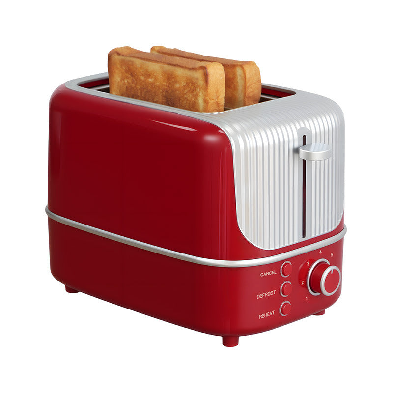 Toaster with Heating, Toasting, and Defrosting Functions