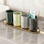 Portable Plastic Toothbrush Cup