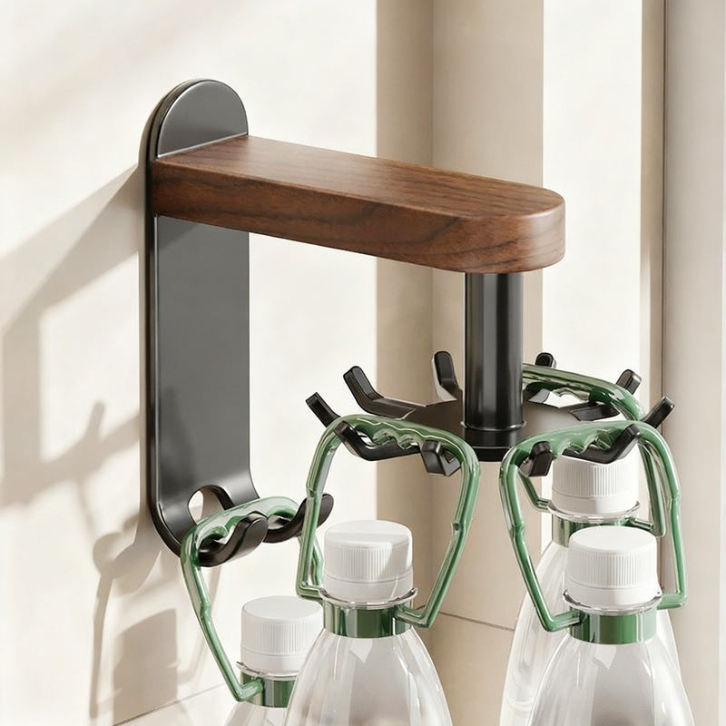 Rotating Kitchen Stand, Walnut