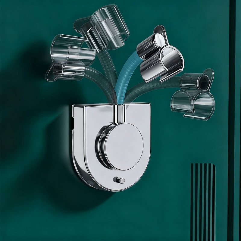 Shower Head Holder with Free Angle Adjustment
