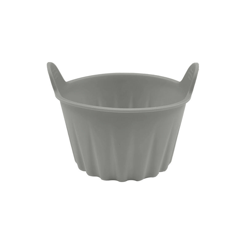 Round silicone egg cups, 9×9×7 cm